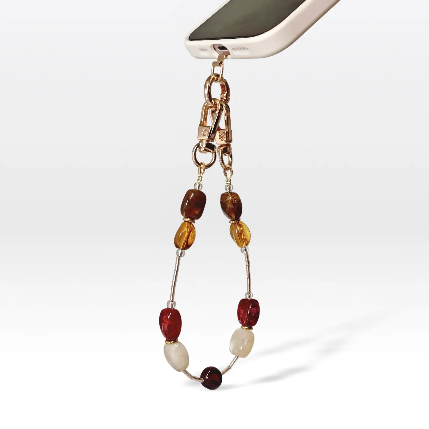 Amber&Alabaster short Chain – 30cm - Image 2