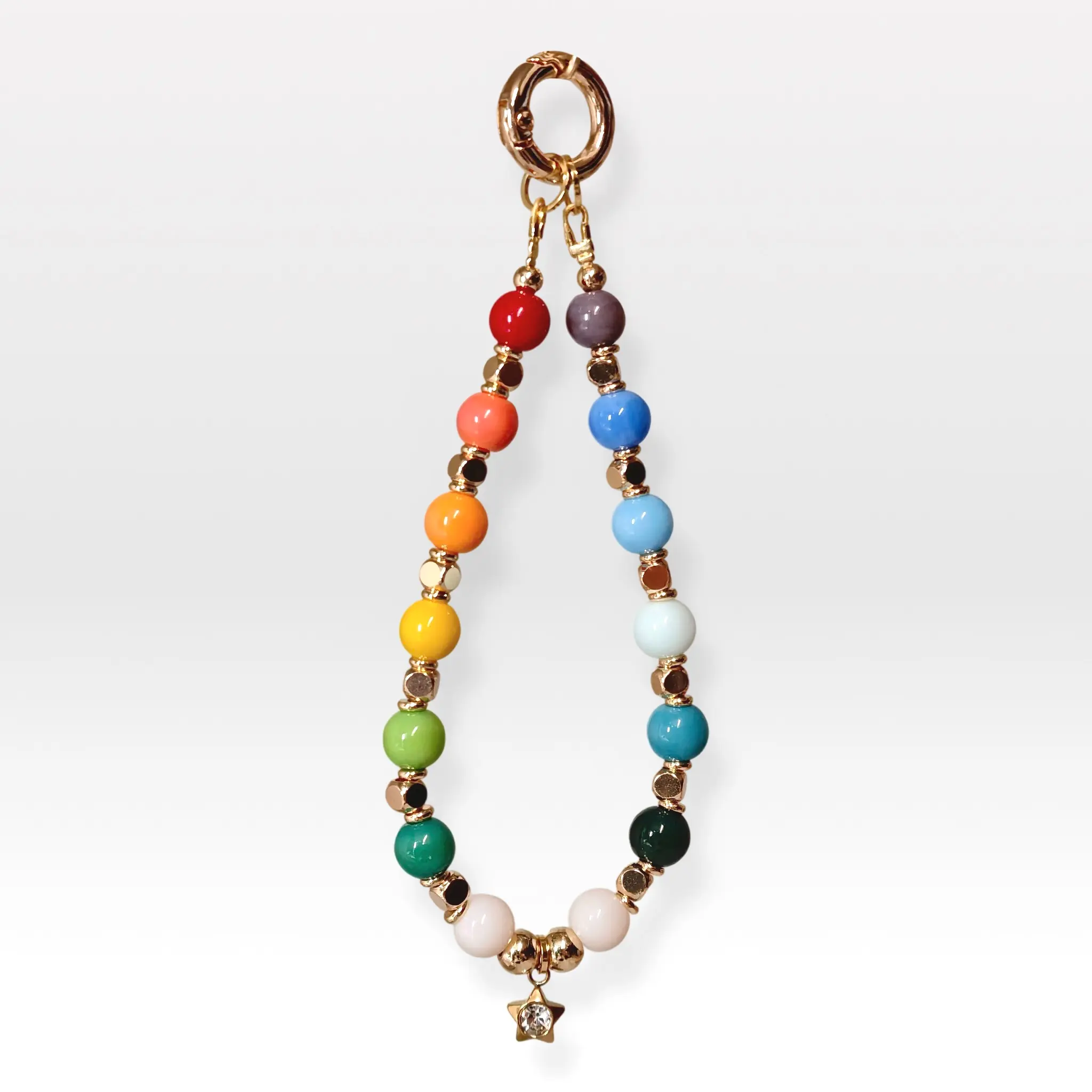 handmade Glass Beads phone chain